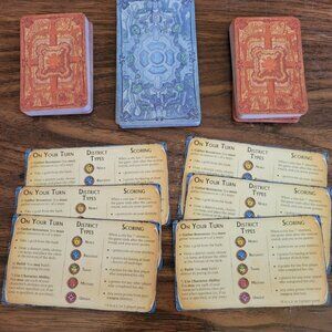 Citadels Game Cards Replacement Pieces Characters Players District Rules Scoring